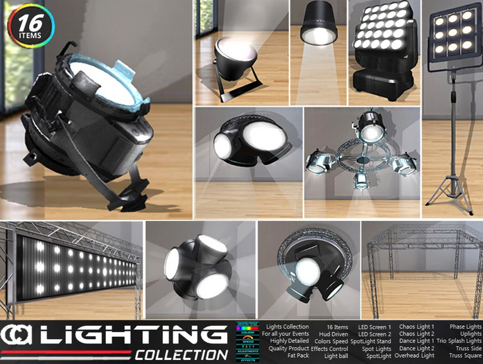 Second Life Marketplace - [CA] THE LIGHTING SYSTEM COLLECTION